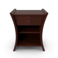 Bedside Table African Cherry