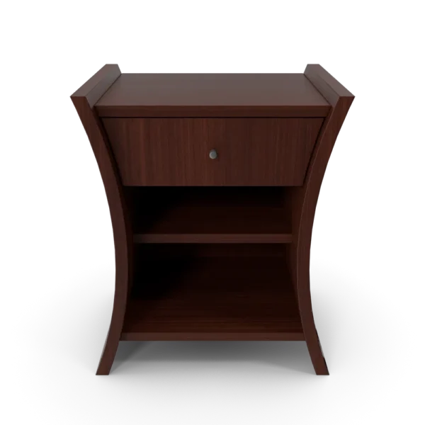 Bedside Table African Cherry