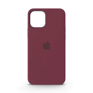 Silicone Case with MagSafe Plum