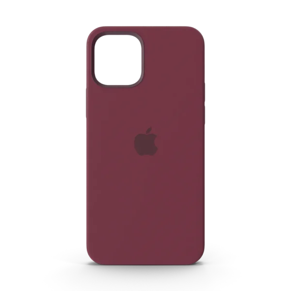 Silicone Case with MagSafe Plum