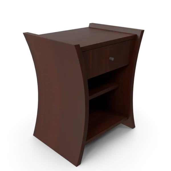 Bedside Table African Cherry
