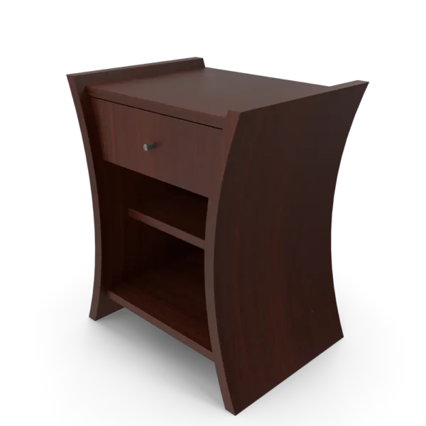 Bedside Table African Cherry