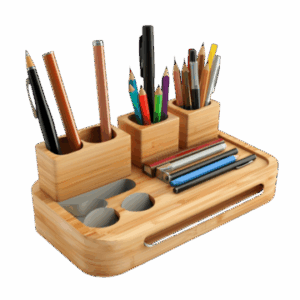 Wooden Desk Organizer