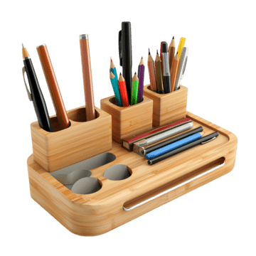 Wooden Desk Organizer